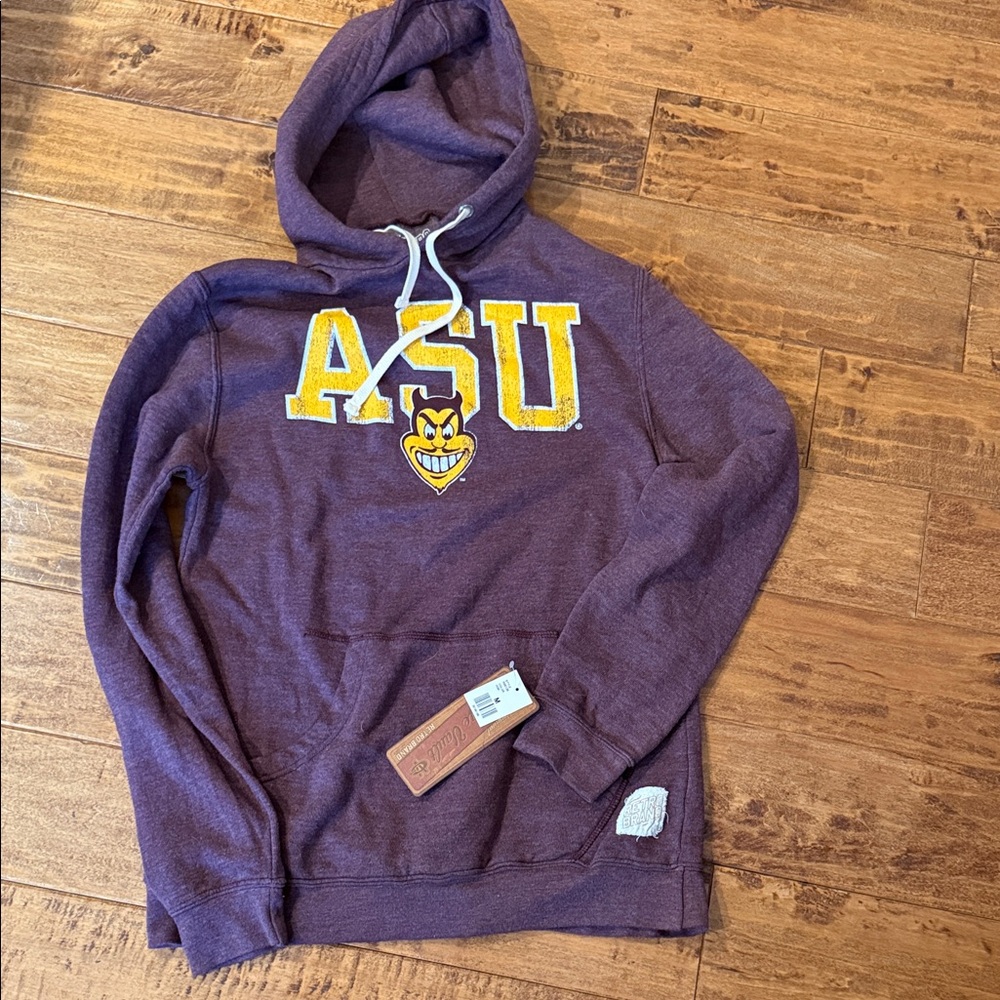 NWT ASU Hoodie with Logo. Medium. Tags still on